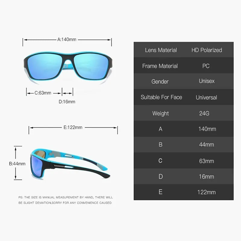 Polarized Sunglasses with Keeper Cord