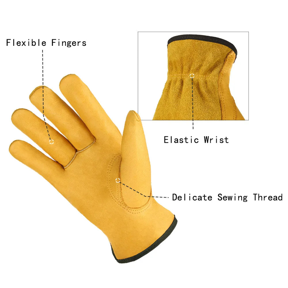 Leather Work Gloves