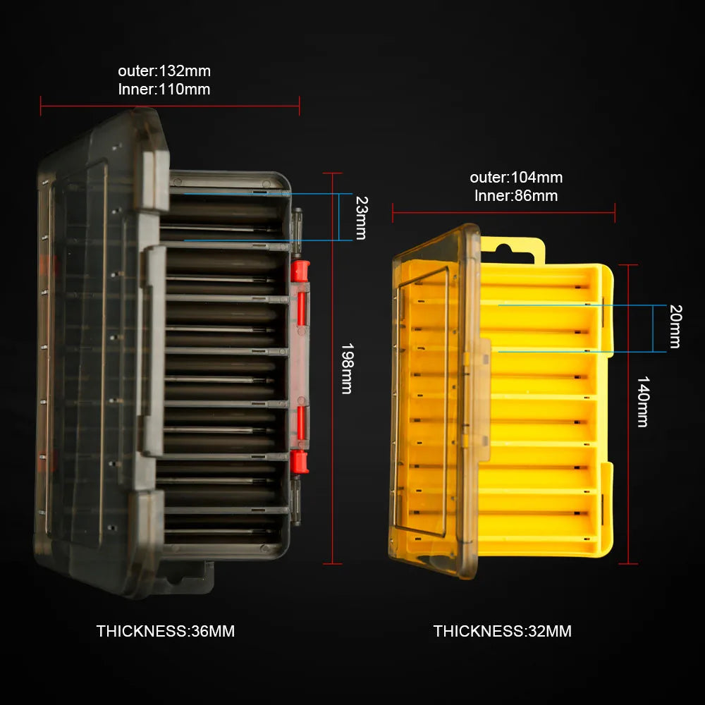 Double Sided 14 Slot Tackle Tray